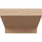 Ekena Millwork 6in. W x 4in. H x 36in. L Clemmons Woodgrain TimberThane Rafter Tail, Primed Tan RFTUR06X04X36CLERCPR - alternate 2